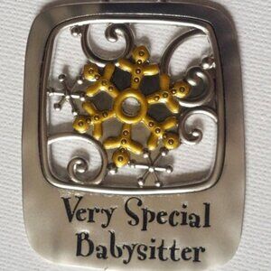 "Very Special Babysitter" Ornament *NEW*